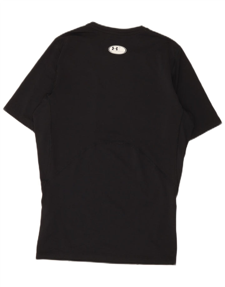 Under Armour Herre Compression T-Shirt Top Stor Sort Polyester