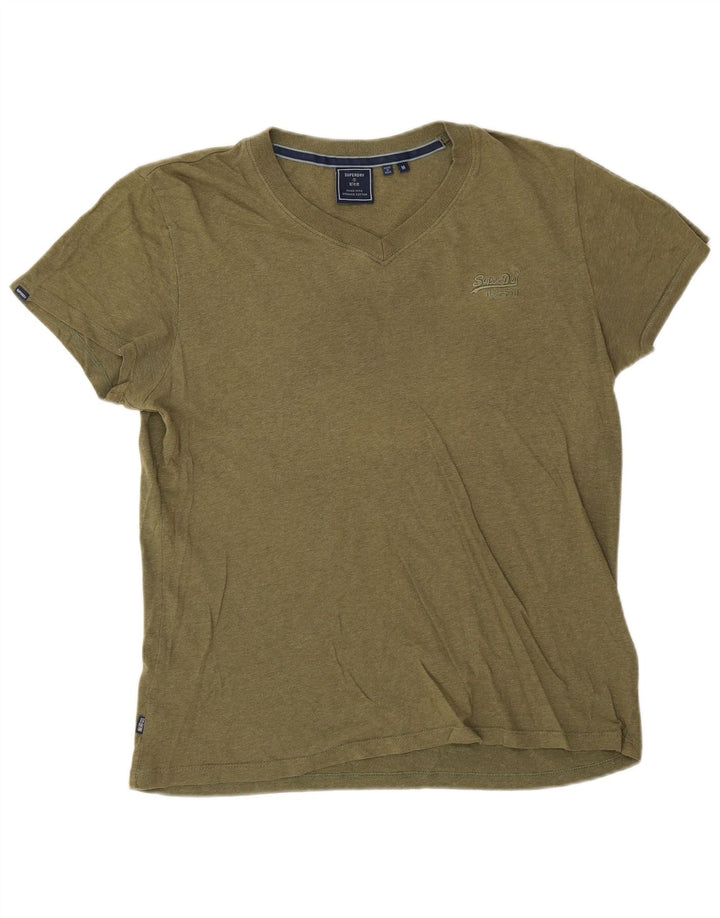 Superdry Herre T-shirt Top Medium Khaki Bomuld