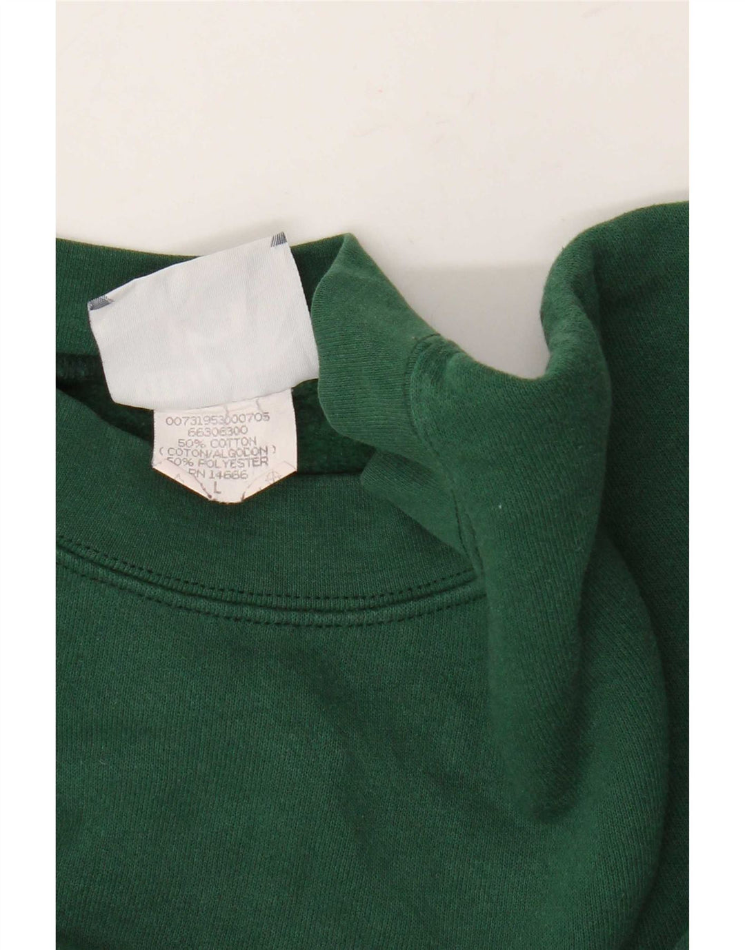 Lee Herre Grafisk Sweatshirt Jumper Stor Grøn Bomuld