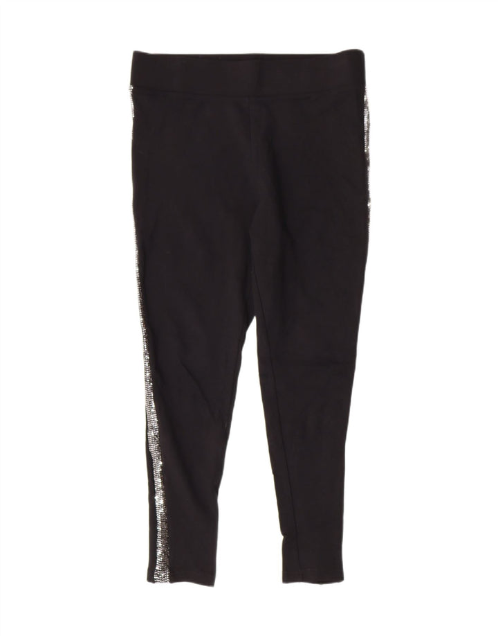 MARKS & SPENCER Womens Leggings UK 16 Large Black Viscose Vintage Marks & Spencer and Second-Hand Marks & Spencer from Messina Hembry 