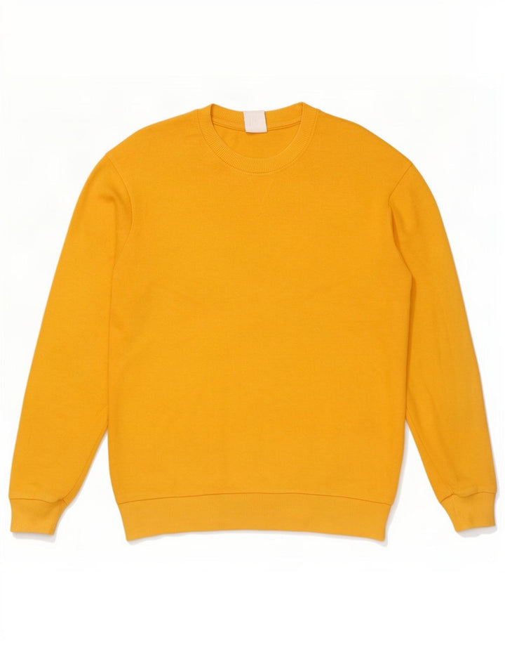 Zara Herre sweatshirt Jumper Medium Gul Bomuld