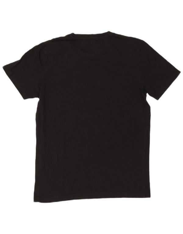 Jack & Jones Herre grafisk T-shirt Top Medium Sort Bomuld