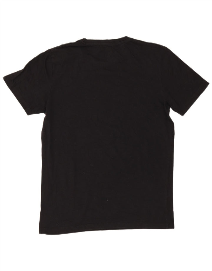 Jack & Jones Herre grafisk T-shirt Top Medium Sort Bomuld