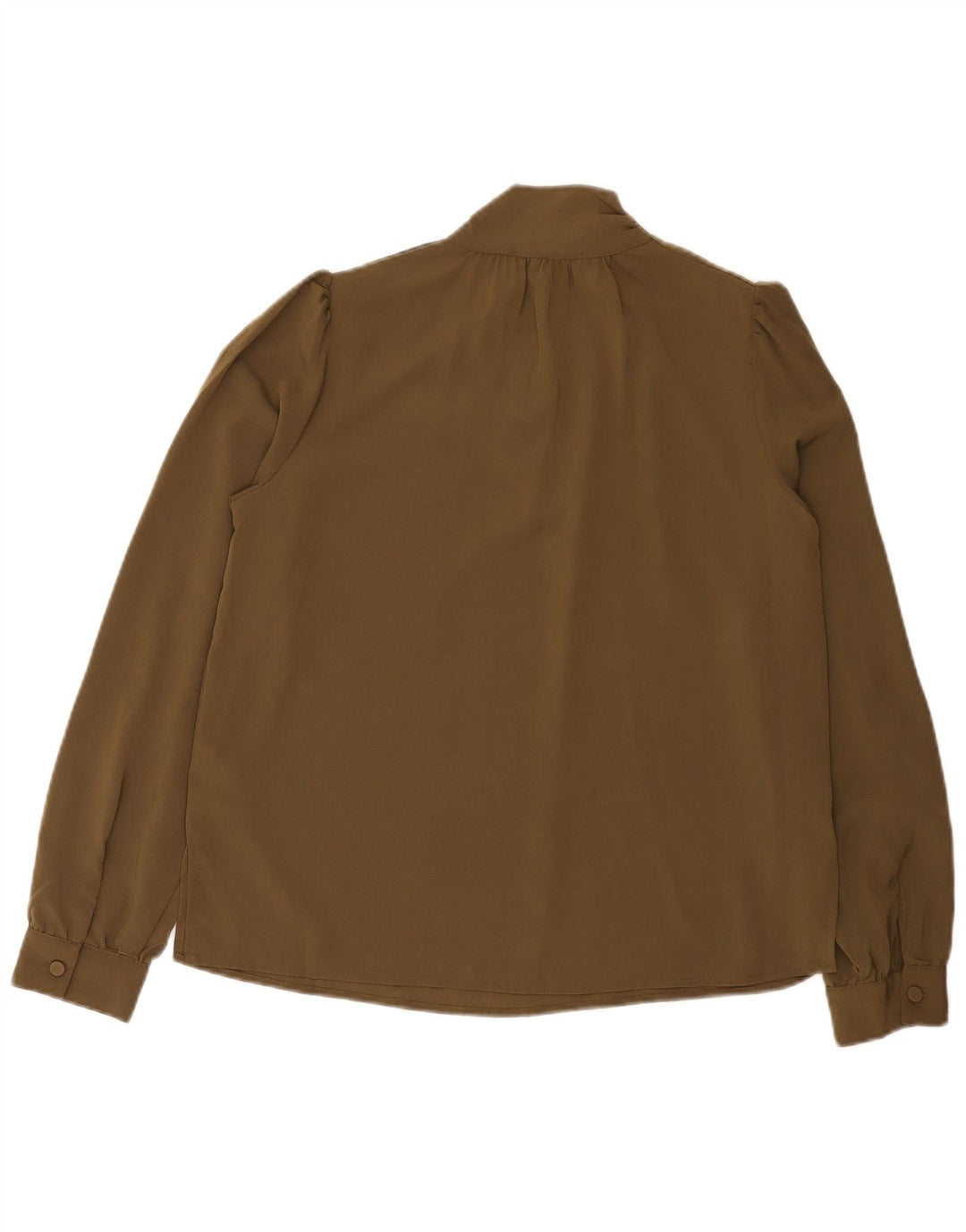 French Connection Womens Relaxed Fit Bluse Top UK 10 Small Khaki Polyester
