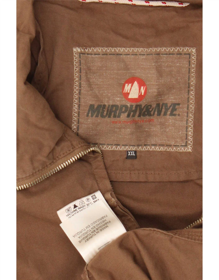 Murphy & Nye Bomberjakke til mænd UK 44 2XL Beige Bomuld