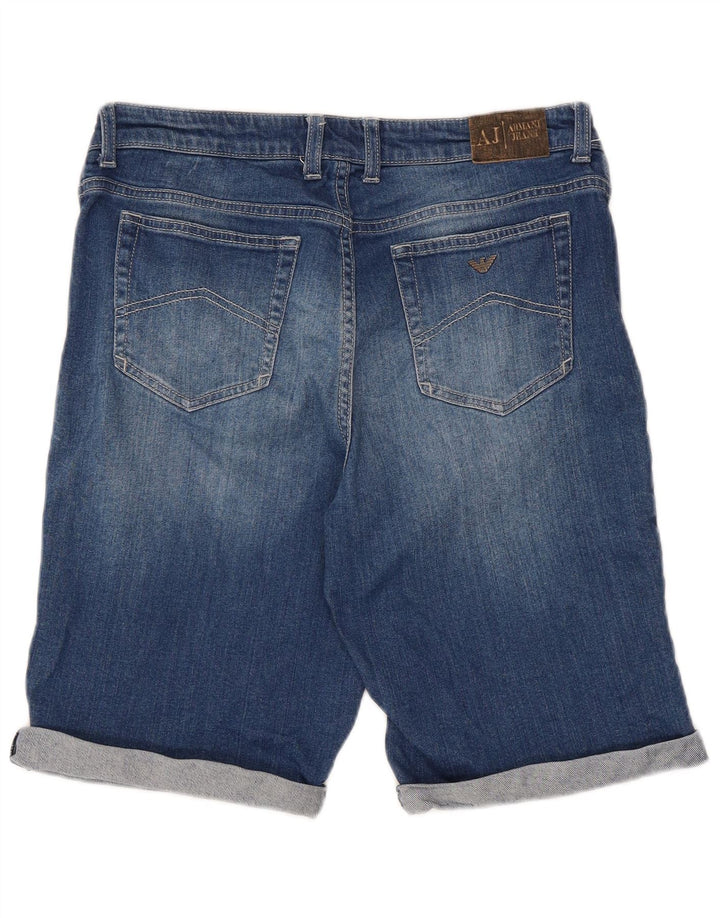 Armani Junior Drenge Denim Shorts 15-16 år W32 Blå Bomuld