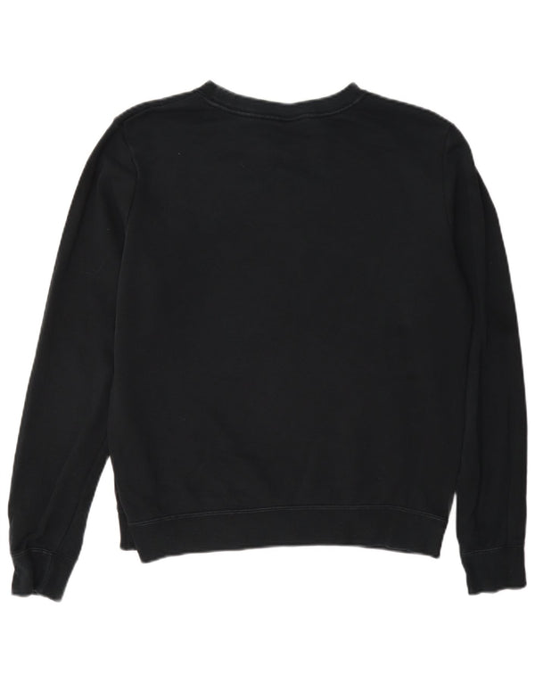 Nike Womens Grafisk Oversized Sweatshirt Jumper UK 10 Small Black Bomuld