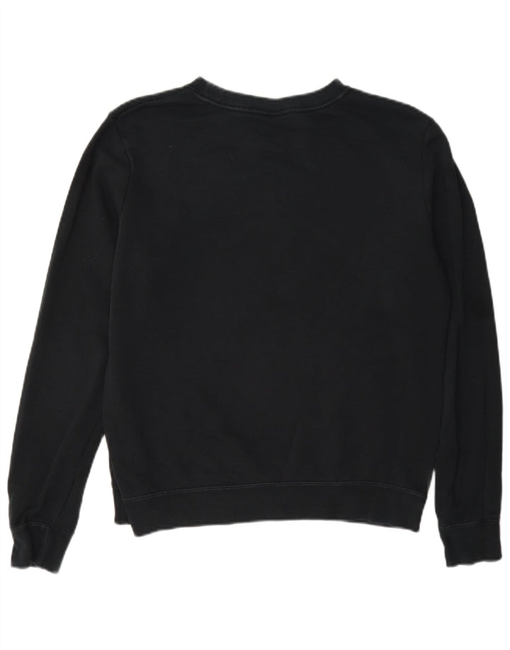 Nike Womens Grafisk Oversized Sweatshirt Jumper UK 10 Small Black Bomuld