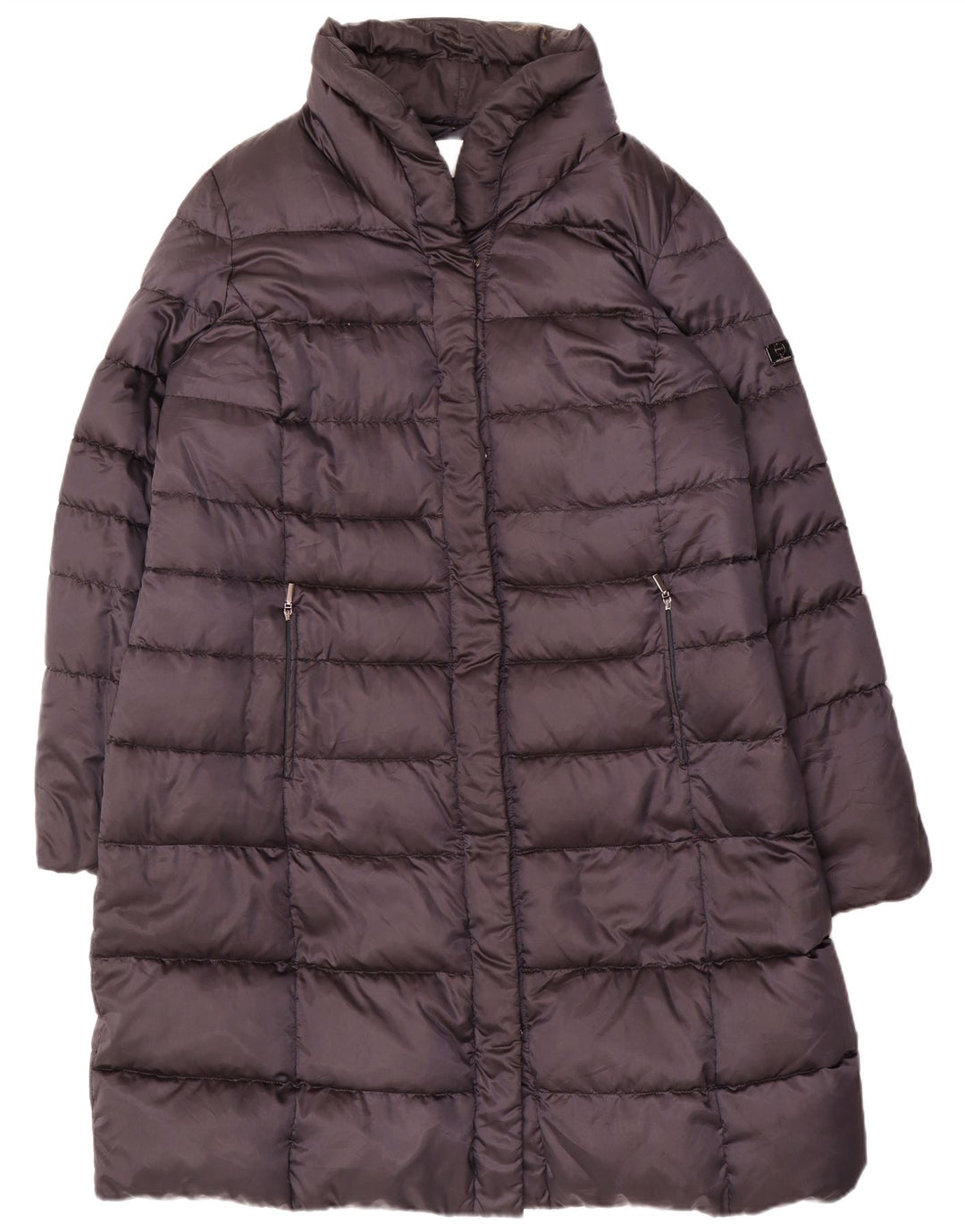 Marina Rinaldi Womens Voyage Polstret frakke Størrelse 21 Medium Navy Blue Nylon
