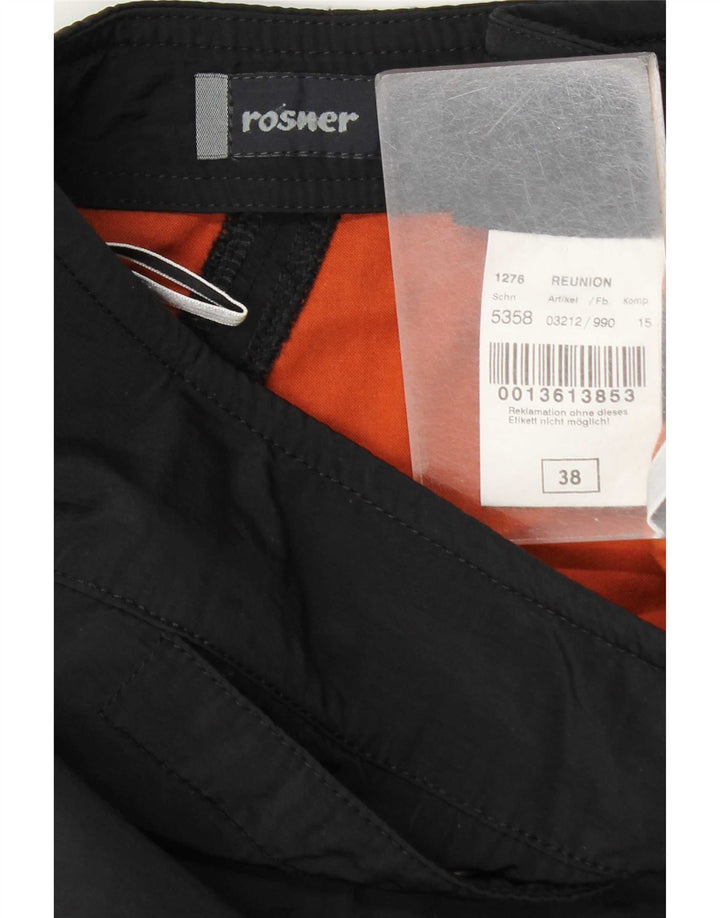 Rosner Dame Maxi Nederdel EU 38 Medium W30 Sort Bomuld