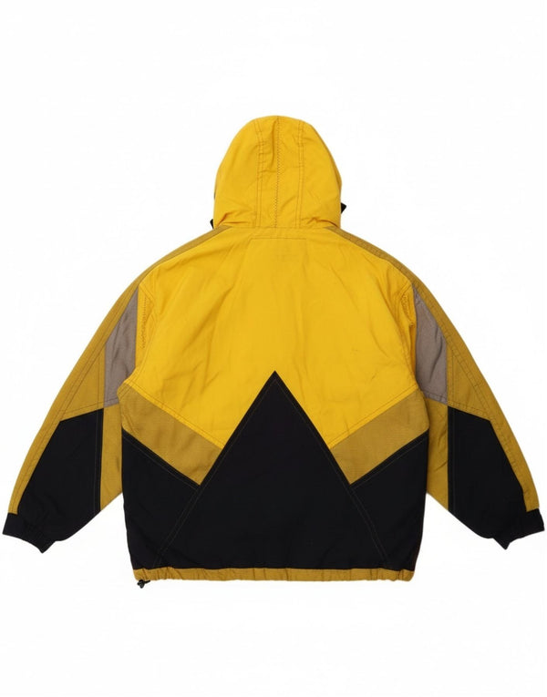 Colmar Herre Hætte Loose Fit Skijakke IT 44 XS Gul Colourblock