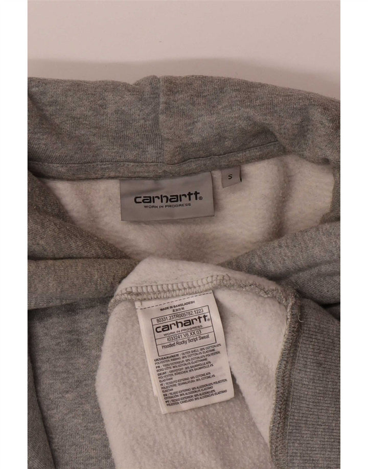 Carhartt Herre grafisk hættetrøje, lille grå bomuld