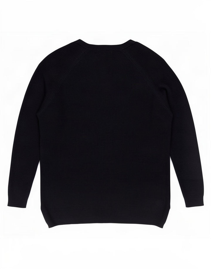 Marks & Spencer Dame Oversized Cardigan Sweater UK 16 Large Navy Blue