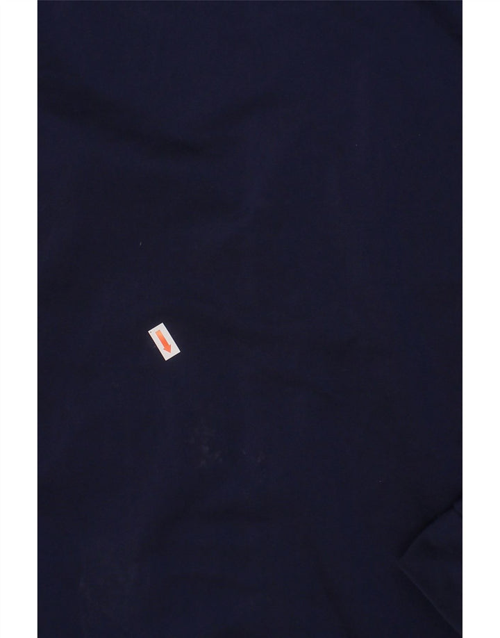 PUMA Boys Graphic Tracksuit Top Jacket 15-16 Years Navy Blue Colourblock Vintage Puma and Second-Hand Puma from Messina Hembry 