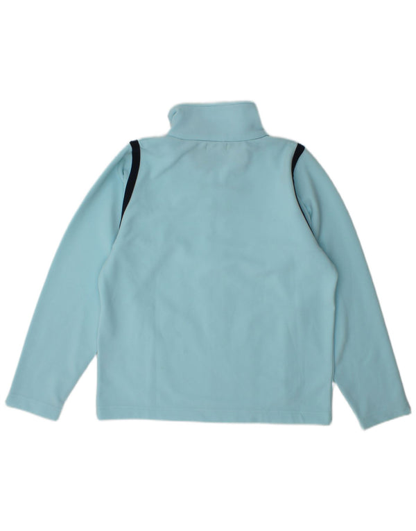 Kappa træningsdragt topjakke til kvinder UK 14 Medium Blue Colourblock Polyester