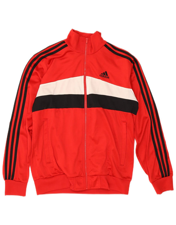 Adidas Træningsdragt Topjakke til drenge 13-14 år Rød Colourblock Polyester