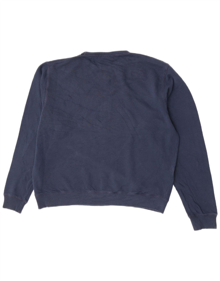 Levi's grafisk sweatshirt til mænd XL marineblå bomuld