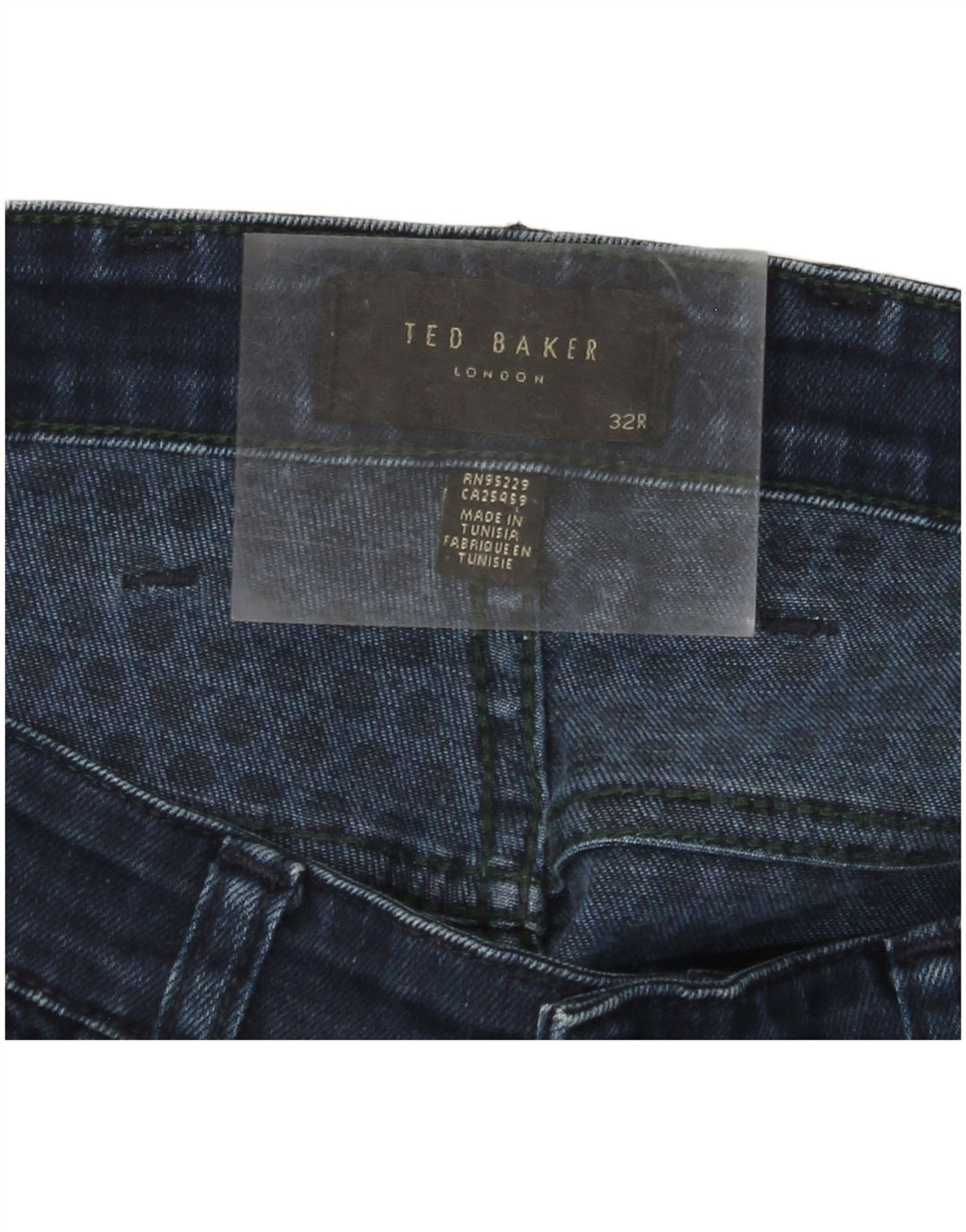 TED BAKER Slim Jeans til mænd W32 L31 Marineblå