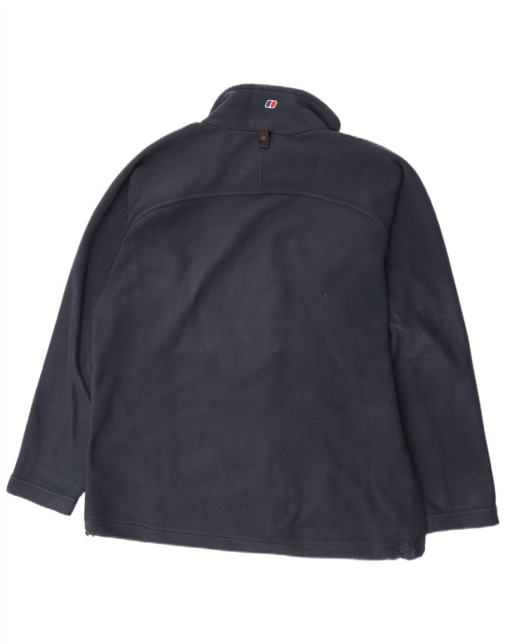 Berghaus Fleecejakke til mænd UK 42 XL Navy Blue Polyester
