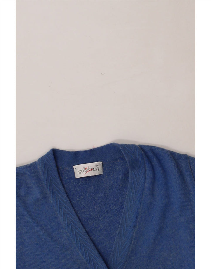 GOLLEHAUG Womens Cardigan Sweater EU 38 Medium Blue Polyacrylic Vintage Gollehaug and Second-Hand Gollehaug from Messina Hembry 