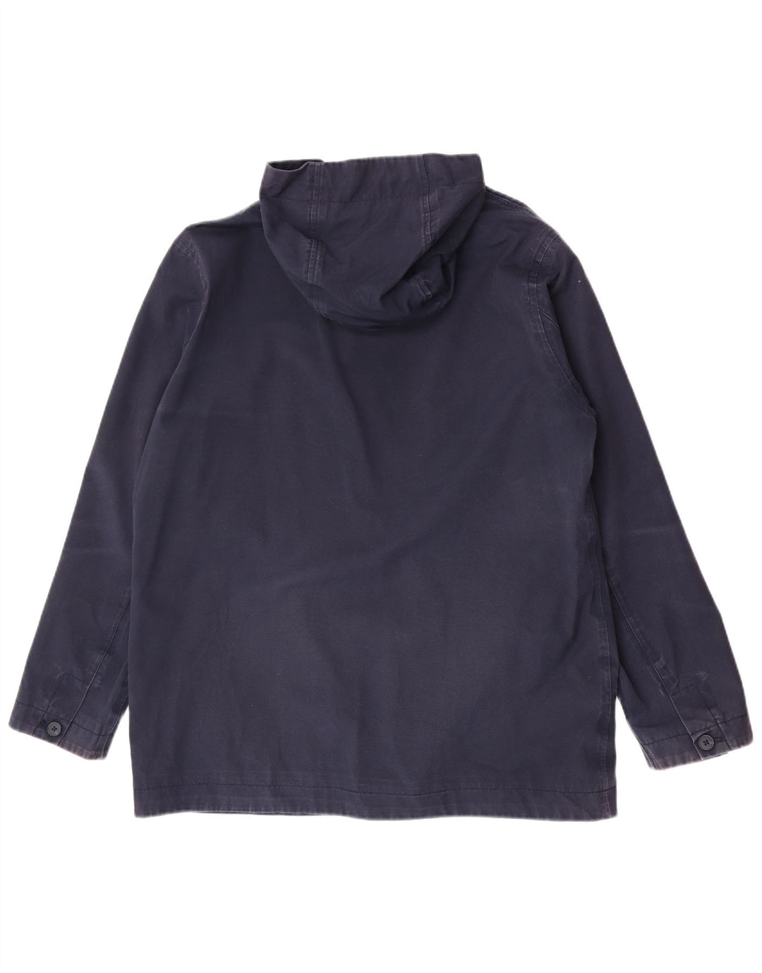 Seasalt Cornwall Herre Hooded Utility Jacket UK 38 Medium Navy Blue Cotton