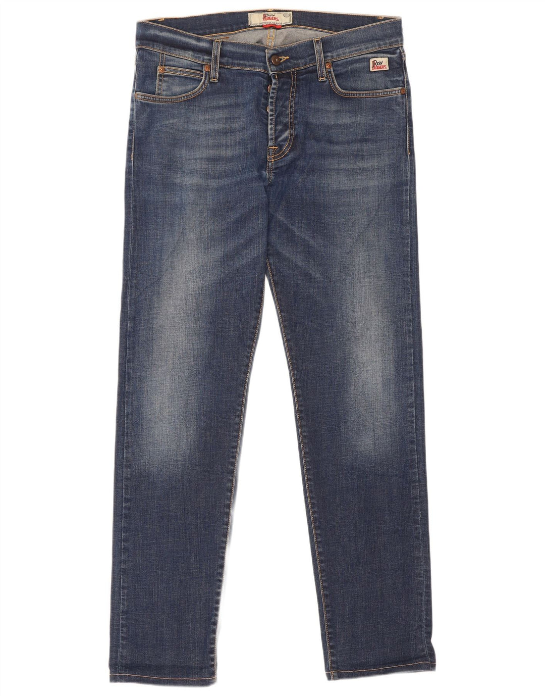 Roy Rogers Slim Jeans til mænd W34 L32 blå bomuld