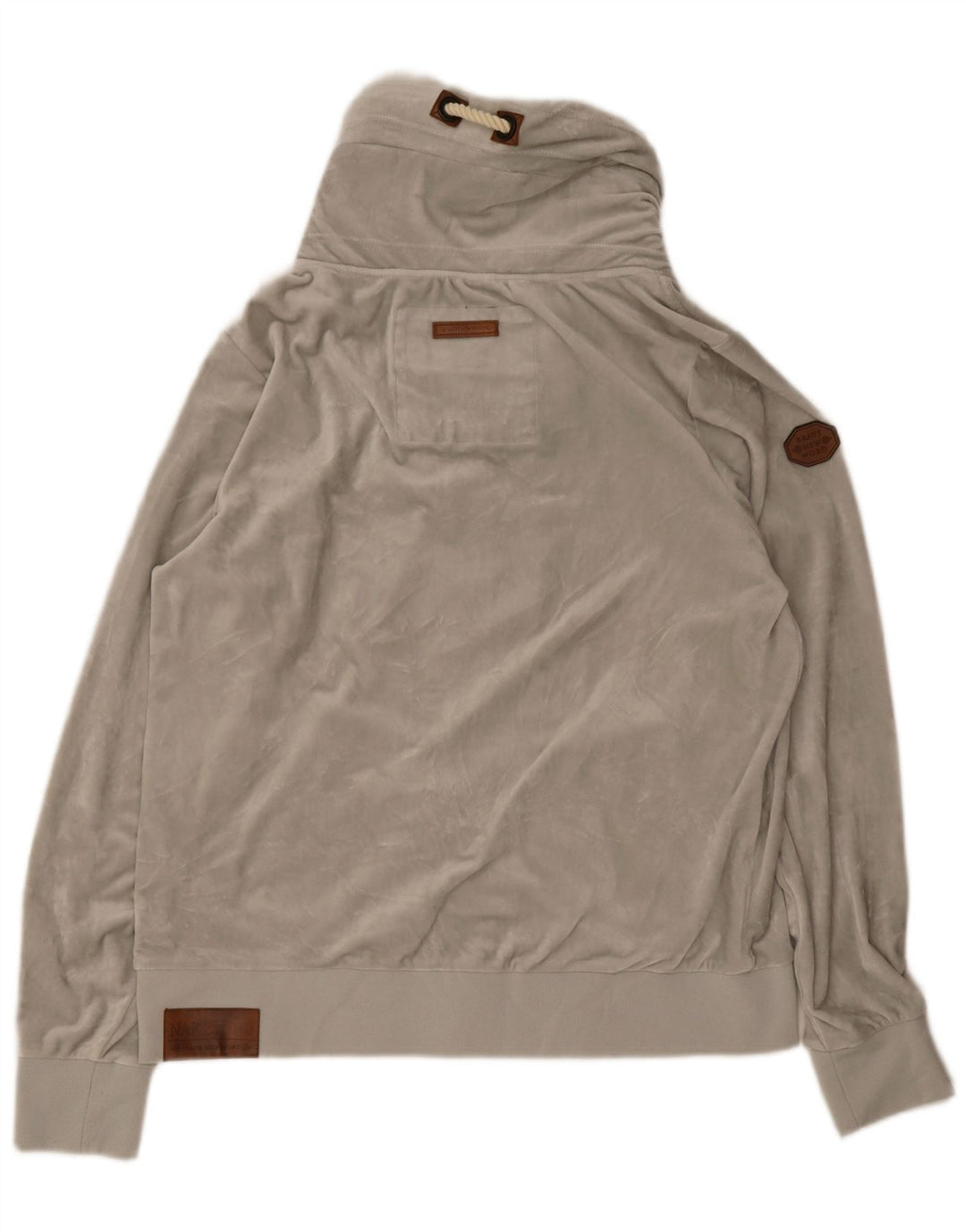 Naketano Herre Velour Træningsdragt Top Jakke 2XL Grå Polyester