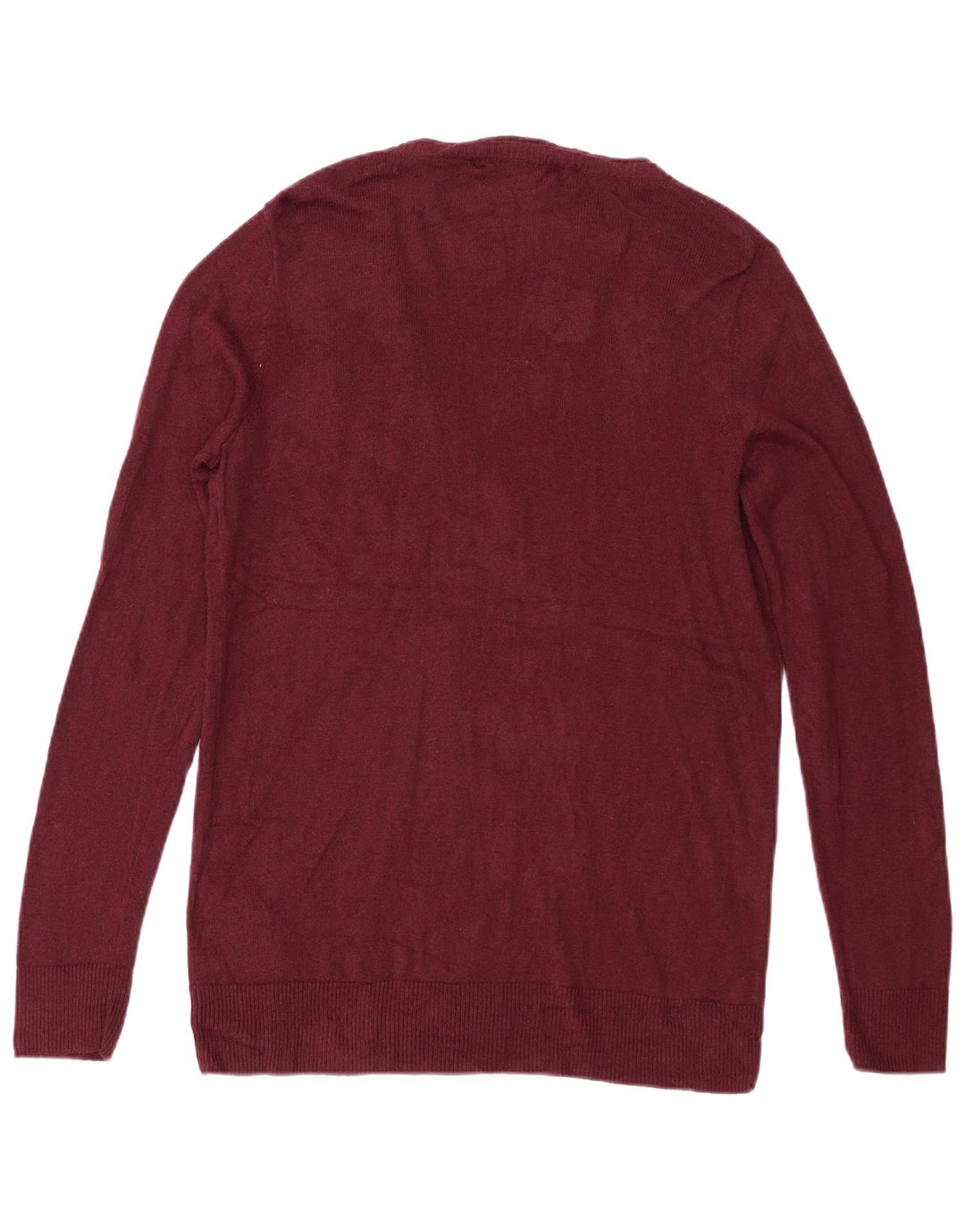 Eddie Bauer Herre V-hals sweater Stor Bourgogne bomuld
