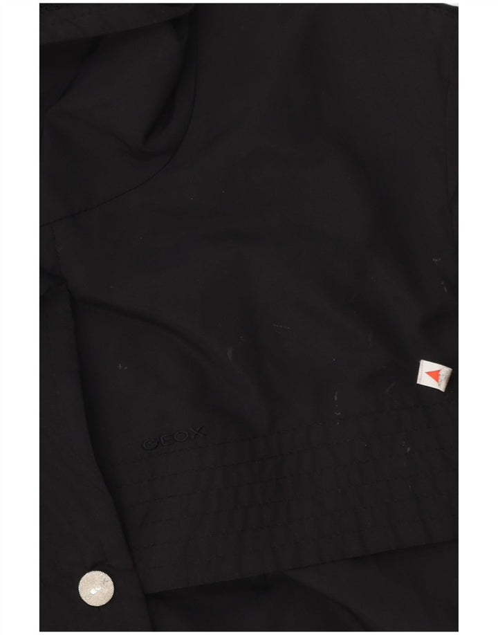 Geox Womens Respira Utility Jacket UK 12 Medium Sort Polyamid