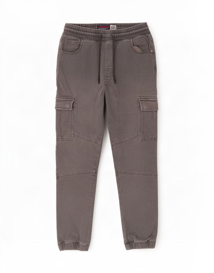 Mistral Herre Cargo Jeans Små W29 L30 Grå Bomuld