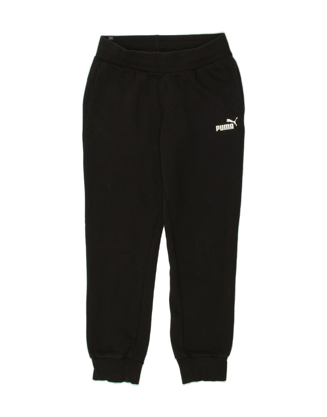 PUMA Mens Tracksuit Trousers Joggers Small Black Cotton Vintage Puma and Second-Hand Puma from Messina Hembry 