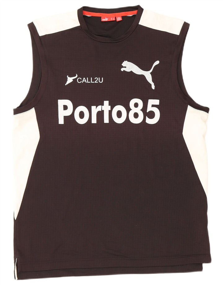 Puma Herre Grafisk Vest Top Stor Sort Colourblock