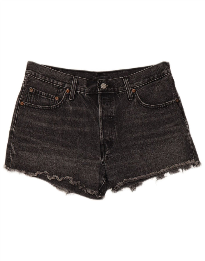 Levi's Womens 501 denimshorts W29 mellemgrå bomuld