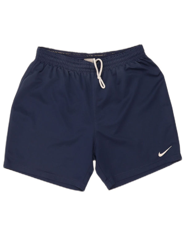 NIKE Sportshorts til mænd mellem marineblå polyester
