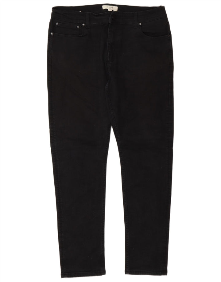 Reiss Slim Jeans til mænd W34 L30 Grå bomuld