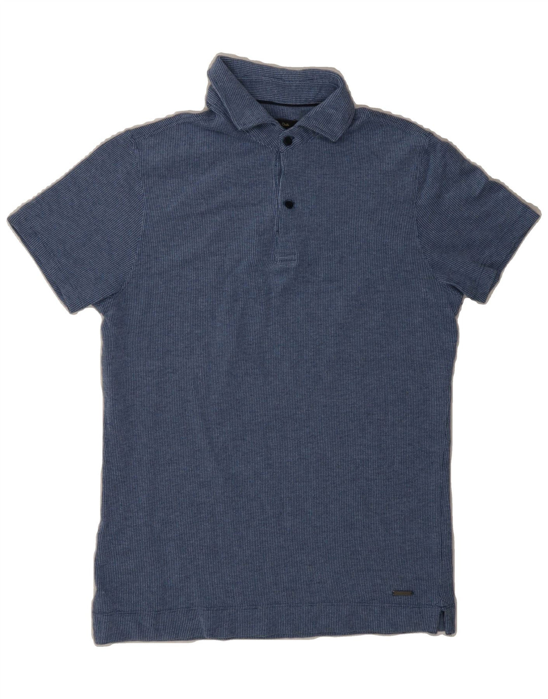MASSIMO DUTTI Mens Polo Shirt Small Navy Blue Vintage Massimo Dutti and Second-Hand Massimo Dutti from Messina Hembry 