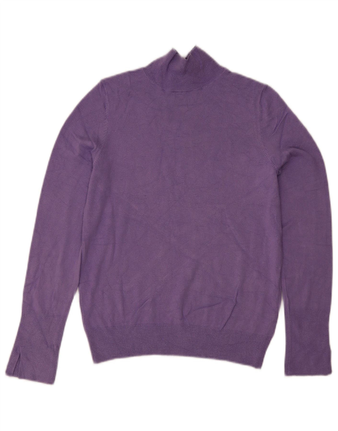 Zara Dame Turtle Neck Jumper Sweater UK 10 Small Purple