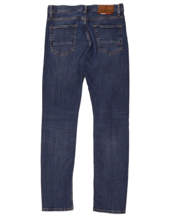 Tommy Hilfiger Herre Flex Slim Jeans W30 L30 Blå Bomuld