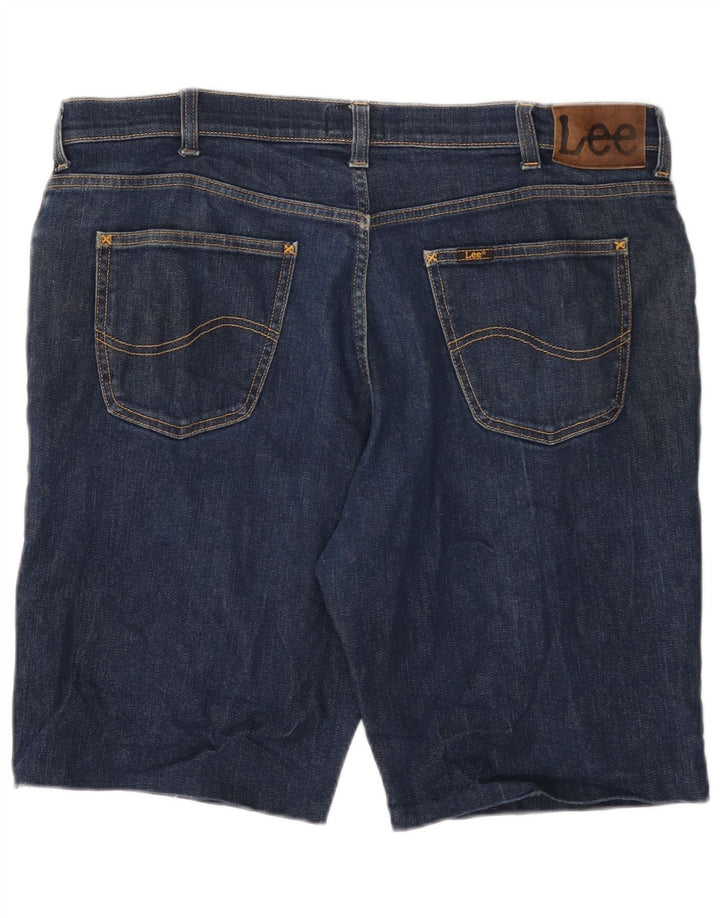 LEE Brooklyn Denim Shorts til mænd W40 XL Marineblå Bomuld