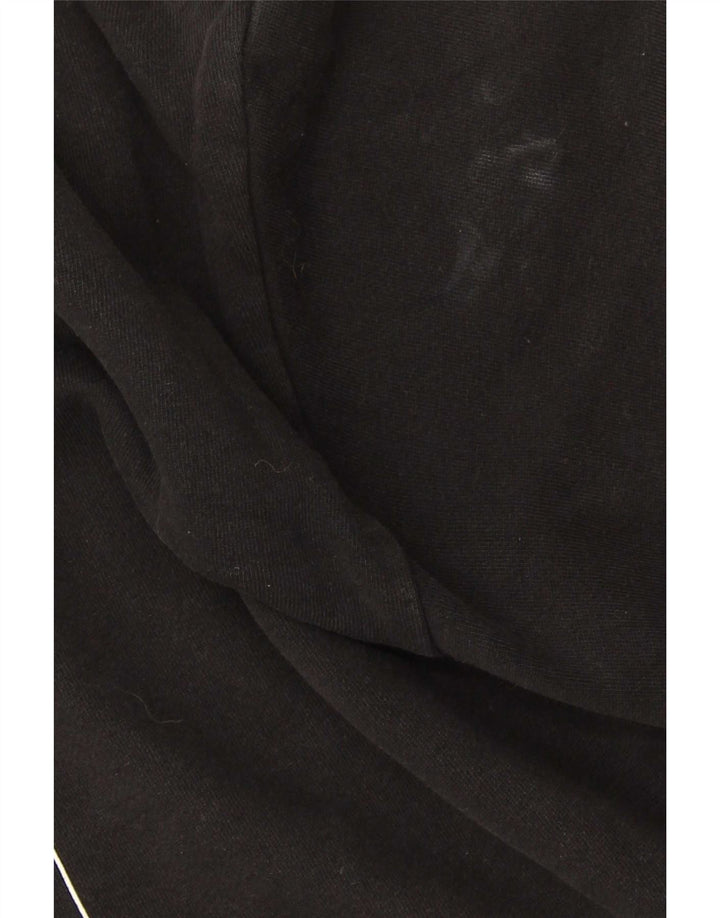 Hurley Herre Grafisk Hoodie Jumper Medium Sort Bomuld