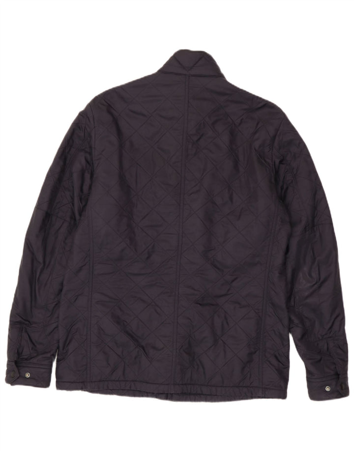 Barbour Herre quiltet jakke UK 40 Stor marineblå polyamid