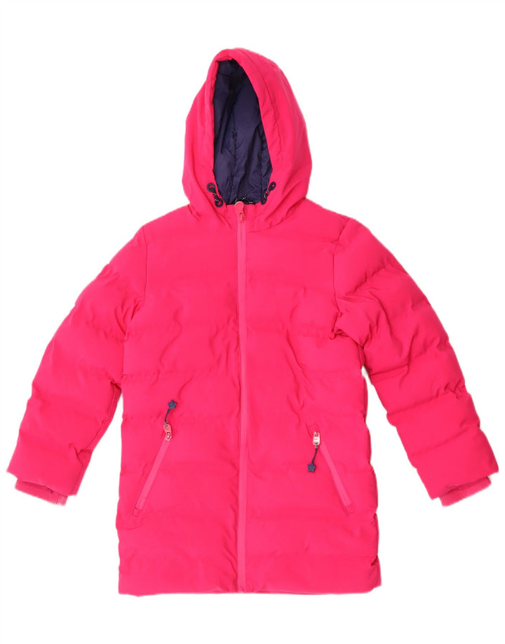 Joules Piger Polstret Hættejakke 8-9 År Pink Polyester