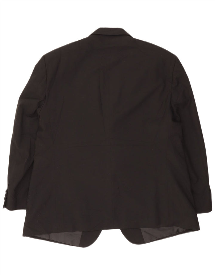 Marks & Spencer Herre Short 2 Button Blazer Jacket UK 40 Large Black