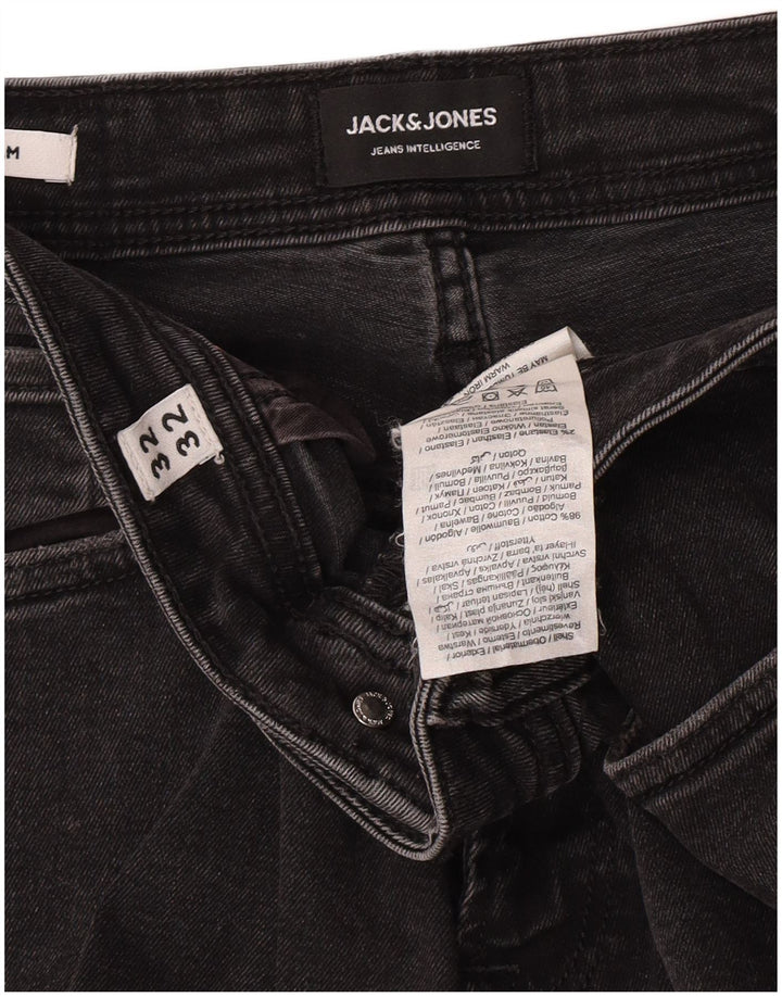 Jack & Jones Herre Liam Distressed Skinny Jeans W32 L32 Grå Bomuld