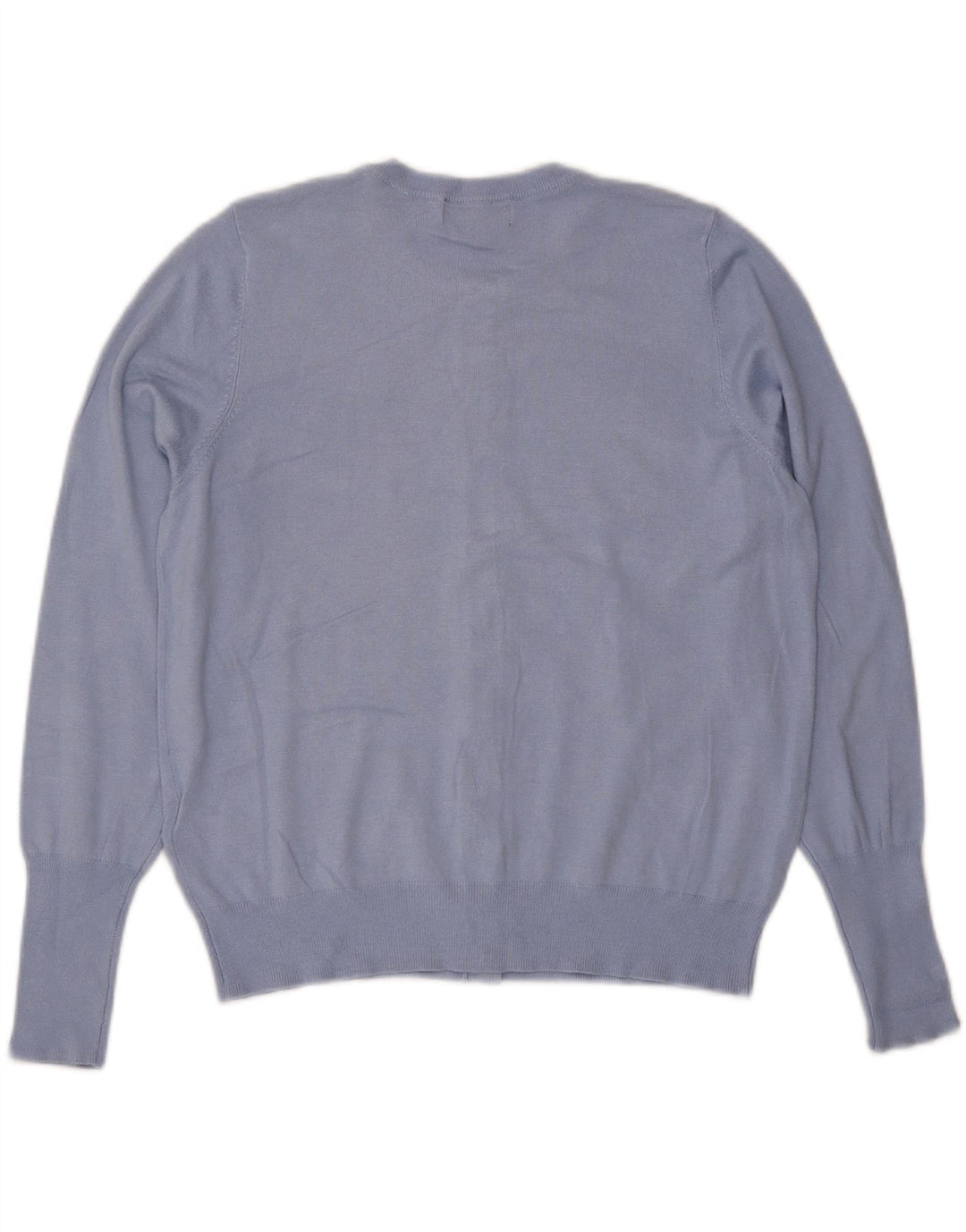 Marks & Spencer Dame Cardigan Sweater UK 16 Large Blue Viscose