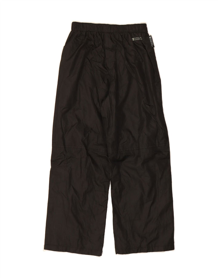 MOUNTAIN WAREHOUSE Boys Tracksuit Trousers 9-10 Years  Black Polyester Vintage Mountain Warehouse and Second-Hand Mountain Warehouse from Messina Hembry 