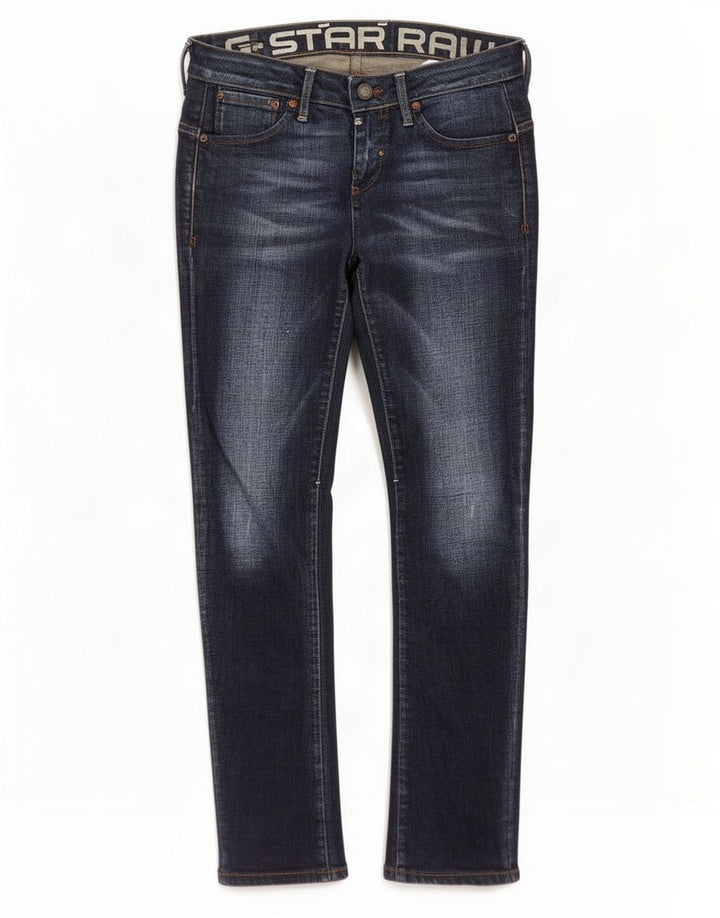 G-Star Dame Slim Jeans W28 L32 Blå Bomuld