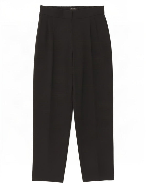 Massimo Dutti Dame Pegged jakkesæt bukser EU 36 XS W26 L27 Sort viskose