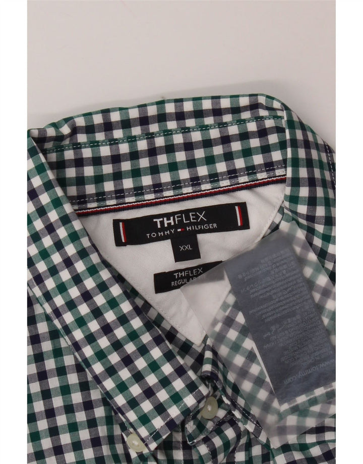 Tommy Hilfiger Herre Regular Fit skjorte 2XL Flerfarvet Gingham Bomuld