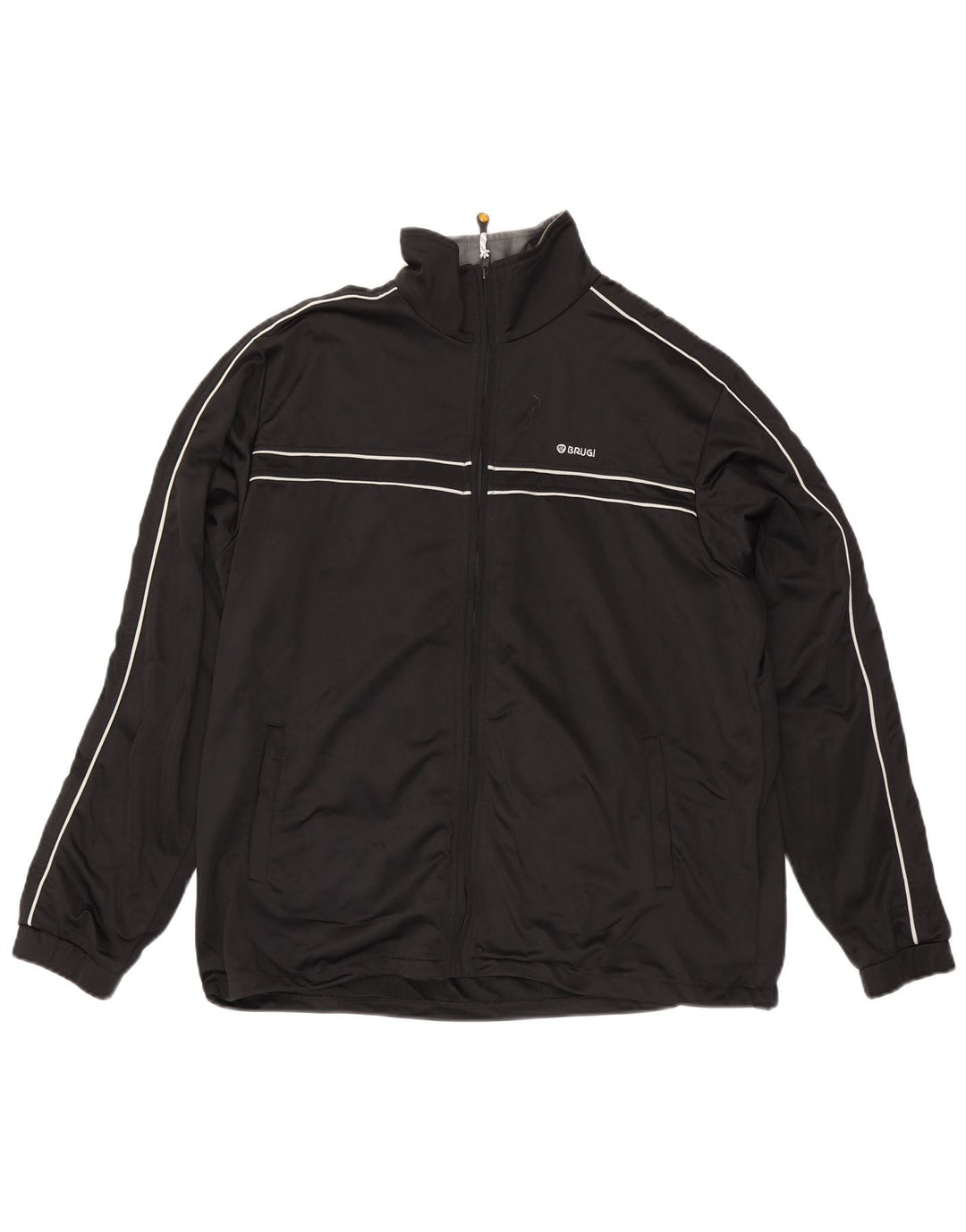 Brugi Herre træningsdragt Topjakke XL Sort Polyester